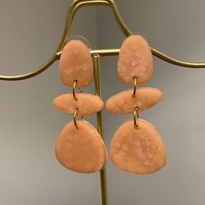 Handmade polymer clay earrings